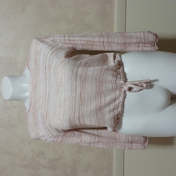 Mudd longed sleeved top size small draw string waist band - Picture 1 of 9